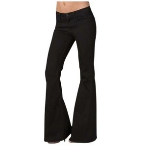 7 For All Mankind Women's Black Bellbottom Jeans Size 32